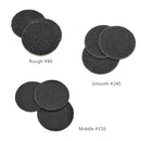 HYTOOS 100pcs Replaceable Sanding Paper With Disk 25mm Pedicure Sandpaper Nail Drill Bit Accessories Salon Foot Calluse Tool