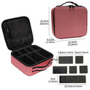 New Women Makeup Large Capacity Cosmetic Bag Beauty Salon Tattoos Nail Art Tool Bin Case
