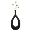 VILEAD Ceramic Hollow Out Flower Vase Figurines Nordic Modern Planter Pots Living Room Desktop Interior Decorative Decorations