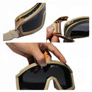 Black Tan Green Tactical Goggles Military Shooting Sunglasses 3 Lens Airsoft Paintball Windproof Wargame Mountaineering Glasses