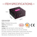 Gelfavor Gel Nail Polish Manicure Set Semipermanent Nail Polish UV Varnish Hybrid Soak-off Gel Kits For Extension Nail Art