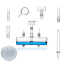 MP5 Tank Thick Glass Hookah Tobacco Smoking Pipe Mini Sheesha With Hookah Shower Diffuser Chicha Narguile Head Bowl Silicon Hose
