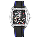 2020 new AILANG automatic mechanical men military luxury brand-name business hollowed out waterproof gents watches Rubber strap