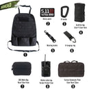Universal Tactical MOLLE Car Seat Back Organizer military MOLLE Panel Vehicle Seat Cover Protector Kit Mat Black