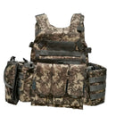 Men Military Tactical Airsoft Vest Paintball Multicam Camouflage Hunting Vest Assault Shooting Vests Outdoor Clothes Molle Gear