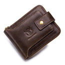 BULLCAPTAIN Brand men's Wallet Genuine Leather Purse Male Rfid Wallet Multifunction Storage Bag Coin Purse Wallet's Card Bags