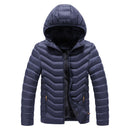 CHAIFENKO Winter Warm Casual Jacket Parkas Men Autumn Fashion Streetwear Men Parkas Windproof Thick Hooded Slim Solid Coat Men
