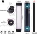 LUXCEO P200 RGB Video Light Baton IP67 Waterproof APP Control Built-in Strong Magnetic LED Photography Lighting Stick For Tiktok