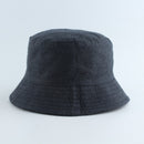 2021 Leather Dot Print Two side Reversible Bucket Hat Waterproof Fisherman Hat Sun Cap Fishing Hats For Women Men