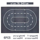 City Road Street Baseplate Straight Crossroad Curve T-Junction Building Blocks Base Plates Construction for Children Kids Gift