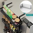 Refrigerator Side Storage Rack Fridge Shelf Cupboard Organizer Kitchen Cabinet Space Saving Refrigerator Hanging Storage Rack