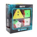 MoYu cubes Meilong 2345 Gift Box 4in1 MoYu Profissional Magic cube 2x2 3x3 4x4 5x5 Speed cube Puzzle cubo magico Educational Toy