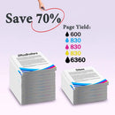 580XXL 581XXL 墨盒，兼容佳能 PGI-580XXL CLI-581XXL PGI 580 XXL CLI 581 XXL 5 件装 PGBK/BK/C/M/Y