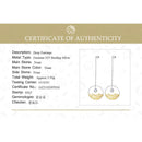 Lotus Fun The Moonlight Design Dangle Earrings Real 925 Sterling Silver Creative Handmade Fine Jewelry Earrings for Women Gift