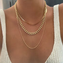 2021 Thin Snake Chain Necklace For Women Fashion Collar Gold Choker Necklaces Party Accessories Minimalist Jewelry
