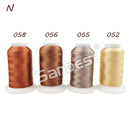 Sanbest Polyester Embroidery Thread High Strength For Brother Singer Janome Babylock Embroidery Machine 1000m Filament Threads