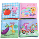 Baby Rattles Mobiles Toy Soft Animal Cloth Book Newborn Stroller Hanging Toy Bebe Early Learning Educate Baby Toys 0 12 Months