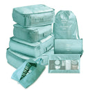 8Pcs/set Travel Clothes Classification Storage Bag For Packing Cube Shoe Underwear Toiletries Organizer Pouch Travel Accessories