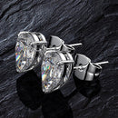 OEVAS Classic 100% 925 Sterling Silver Pear Created Moissanite Gemstone Ear Studs White Gold Earrings Fine Jewelry Wholesale