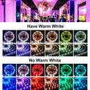 5米-30米LED灯带 蓝牙RGBWW SMD 5050 LED灯 DC12V RGB LED灯带二极管灯带 柔性APP手机控制+适配器
