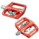 RACEWORK Mtb Pedals for Bicycle Clip Automatic Pedals Platform Mountain Bike Mixed Footrest Double Function Power Meter Pedalen