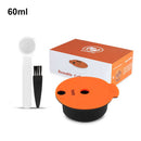 ICafilas180/60ml Refillable Espresso Coffee Maker Capsules for BOSCH Machine Tassimo Reusable Filter Coffee Pod Eco-Friendly