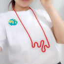 2020 popular fashion designer red rope necklace pendant irregular women's simple clothing jewelry para mujer