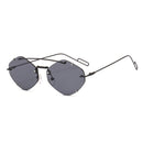OEC CPO Ladies Rimless Polygon Sunglasses Women Brand Designer Trendy Gradient Sunglasses Female Candy Glasses UV400 O225