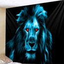 Zebra Lion Tapestry Wall Hanging Tribal Animal Sheets Wolf Tiger Horse Tapestry Home Decor Beach Mat
