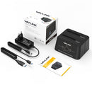 Wavlink 硬盘座 SATA硬盘盒 SATA转USB 3.0适配器 UASP 适用于2.5 3.5固态硬盘盒 HD盒坞站