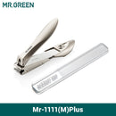 MR.GREEN 指甲刀不锈钢防飞溅指甲钳美甲工具仿生学设计指甲修剪器修脚剪