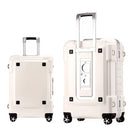 KLQDZMS 20"24"29inch aluminum frame rolling luggage spinner on wheel men women carry on travel suitcase trolley bag