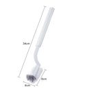 3 in 1 Narrow Trash Can with Toilet Brush Set Bathroom Plastic Waste Bin Kitchen Dustbin Garbage Storage Organizer Eco-friendly