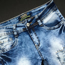 LOGAMI Ripped Jeans for Women Holes Skinny Jeans Slim Femme Womens Jeans Elastic Patchwork Pantalones Vaqueros Mujer 2021