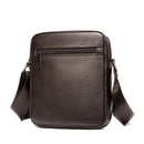 WESTAL Men's Shoulder Bag Casual Genuine Leather Messenger Bag Mini Men's Crossbody Bag Small Men's Sling Bag for Phone 7362