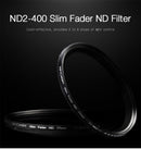 Dynamic ND2-400 Filter 52MM 58MM 62MM 67MM 72MM 77MM Slim Fader Variable ND Lens Filter Adjustable ND2 to ND400 Neutral Density