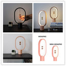 USB Powered Mini HENG Balance LED Table Lamp Ellipse Magnetic Mid-air Switch Touch Dimming Eye-Care Night Light Gift Decor