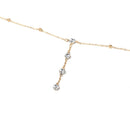 Rhinestones Tassel Body Chain Sexy Beach Gold Silver Color Wedding Accessories Bra Cross Body Chain Jewellery for Women