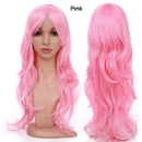 S-noilite Synthetic 28colors 22inch Loose Wave Wigs Halloween Cosplay Wig Blue Red Pink Grey Purple Hair Wig Cosplay for party