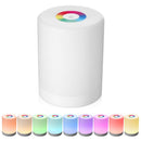 Akumulator inteligentna dioda LED światła nocne sterowane dotykowo ściemniacz indukcyjny inteligentna lampka nocna przenośna lampka ściemniająca kolor RGB zmień