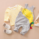 Newborn Baby Boy Clothes Set Birthstone Costume for Babies Overalls Outfit 0 To 3 6 9 12 18 24 Months Little Child Fall Clothes