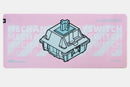 机械键盘 鼠标垫 键盘开关 900x400x4mm 包边/橡胶 高品质柔软 美好前程