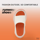 UTUNE Runway Slippers Women Summer Shoes Outside EVA Outdoor Slides Men Soft Thick Sole Non-slip Beach Pool Sandals Indoor Bath
