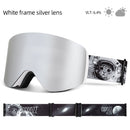 COPOZZ OTG Magnetic Ski Goggle Snowboard Mask For Men Women Personalized Eyewear Cylindrical UV400 Protection Snow Glasses Adult