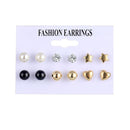 2020 Vintage Women Drop Earrings Set Bohemia Acrylic Tassel Pearl Alloy Long Pendant Earrings Geometric Jewelry Party Gift