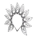 Goddess Halo Crown Sunburst Plastic Gold Met Gala Angel Spike Headpiece Cosplay Accessories
