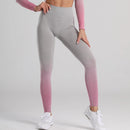 LANTECH Women Gym Yoga Seamless Pants Sportswear Clothes Stretchy High Waist Lifting Exercise Fitness Leggings Activewear Squat