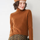 SuyaDream Woman Solid Wool Sweaters 100%Wool Turtleneck Plain Pullovers 2021 Fall Winter Bottoming Shirts Knitwear