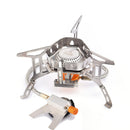 Widesea Camping Wind Proof Gas Burner Outdoor Strong Fire Stove Heater Tourism Equipment Supplies Tourist Kitchen Survival Trips