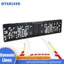 New Arrival!Dynamic Trajectory European License Plate Frame Rear View Camera System With Night Vision IR Lights